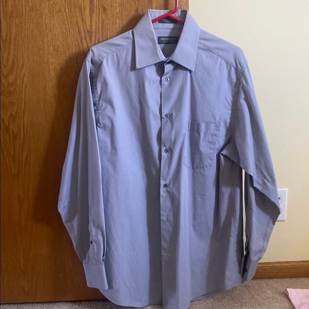 Men's Blue Dress Shirt